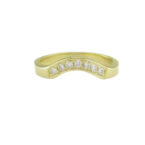 Diamond Rings 18ct. Yellow Gold Fitted Eternity Ring Set with 7 Diamonds