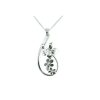 Burren Collection 3 Flower Silver Burren Pendant