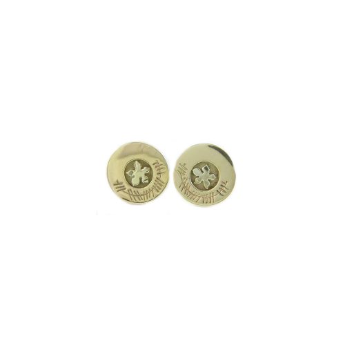 Burren Collection Burren Gold Round Earrings