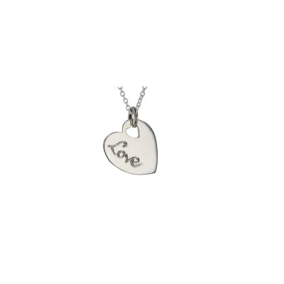 Jewellery Sterling Silver Heart Pendant