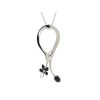 Burren Collection Textured Burren Pendant with Synthetic Sapphire