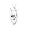 Burren Collection Sterling Silver Handforged Burren Pendant with CZ