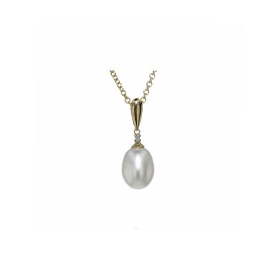 Gold Pendants 9ct Yellow Gold and Pearl Pendant