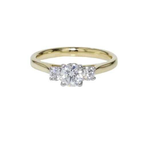 Diamond Rings 18ct. Yellow Gold Diamond Engagement Ring