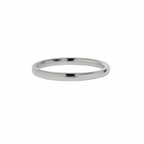 Rings 18ct. White Gold Plain Ring