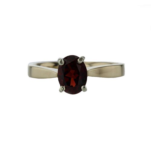 Dress Rings 9ct. Yellow Gold Ring with Oval Garnet
