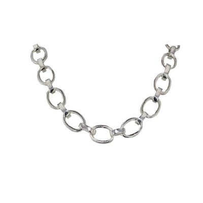 Jewellery Handmade Sterling Silver Oval Link Chain