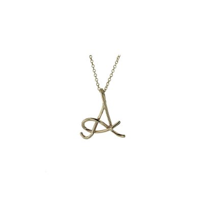 Gold Pendants 9ct Yellow Gold Initial Pendant