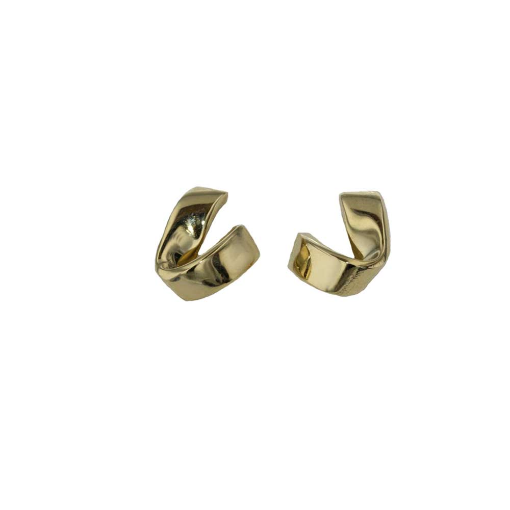 Buy 18k Gold Brass U-shaped Hoop Earrings, Gold Jewelry, Pierced Ear,  Women's Birthday Gift, Pair, 17.5mm, G3614 Online in India - Etsy