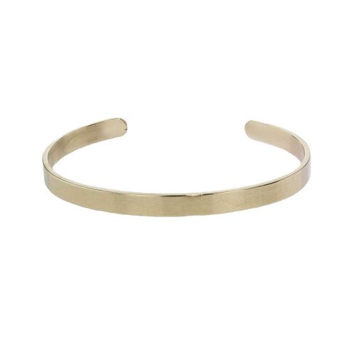 Jewellery 9ct Solid Yellow Gold Bracelet Cuff