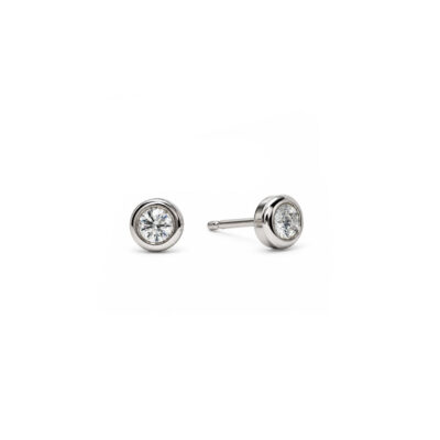 9ct White Gold .30ct LAB Diamond Earrings 9ct White Gold .30ct LAB Diamond Earrings