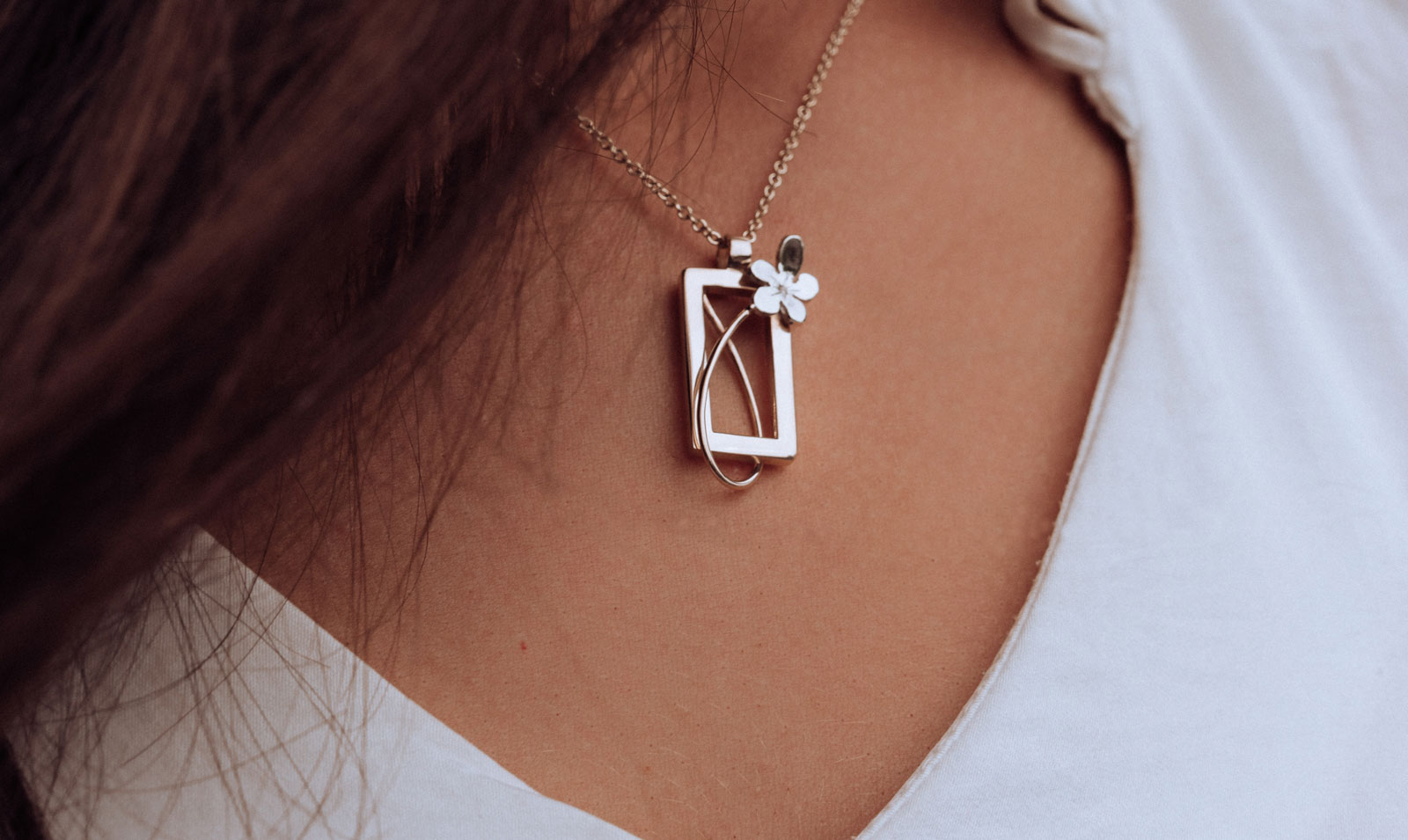 Burren Gentian pendant