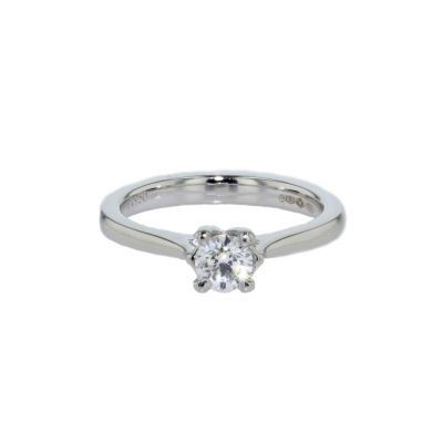 Engagement and Diamond Rings 0.30ct Platinum Solitaire Diamond Ring