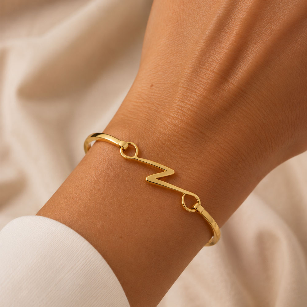 Handmade 9ct Yellow Gold Flip Top Bangle Bracelets Handmade 9ct Yellow Gold Flip Top Bangle