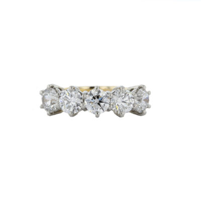 2.50ct LAB Diamond Eternity Ring 18ct Yellow Gold
