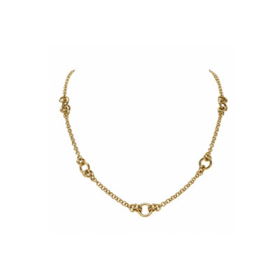 Handcrafted Round Link 9ct Yellow Gold Chain Handcrafted Round Link 9ct Yellow Gold Chain